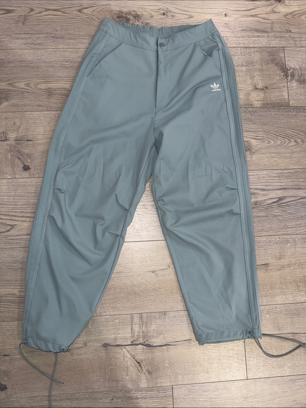 adidas Grey Green Track Joggers